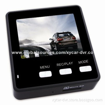 Car DVR, 120° Wide Angle, with Motion Detection/G-sensor/Seamless Loop Recording